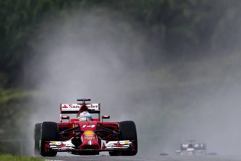 La Ferrari di Alonso partir in seconda fila in quarta posizione. Reuters